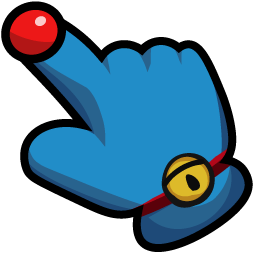 Blue Cat Impostor Among Us Cursor Pointer
