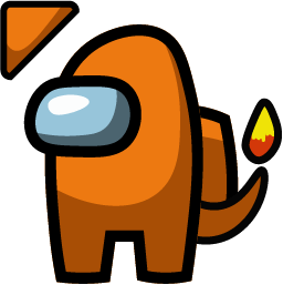 Charmander Impostor Among Us Cursor Default