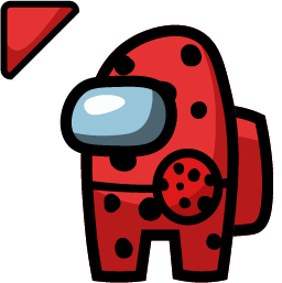 Ladybug Impostor Among Us Cursor Default