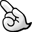 Ghost impostor among us cursor Pointer