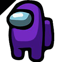 Purple impostor among us cursor Default