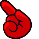 Red impostor among us cursor Pointer