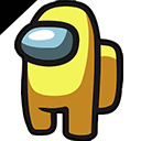 Yellow impostor among us cursor Default