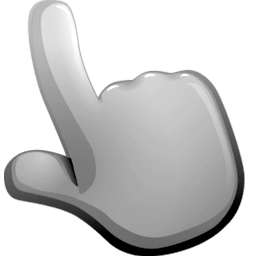 Gray Color Cursor Pointer