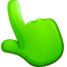 Lime Color Cursor Pointer