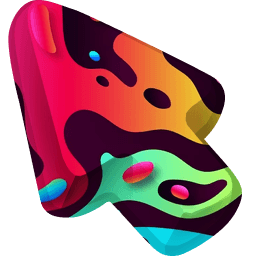 Colorful Texture Gradient Color Cursor Default