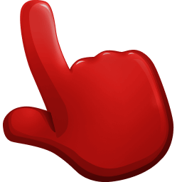 Deep Red Chilli Paper Color Cursor Pointer