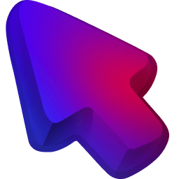 Digital Gradient Color Cursor Default