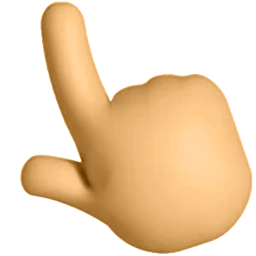 Beige Skin Classic Cursor Pointer