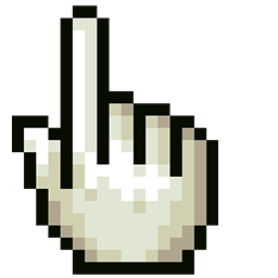 Gray Pixel Classic Cursor Pointer