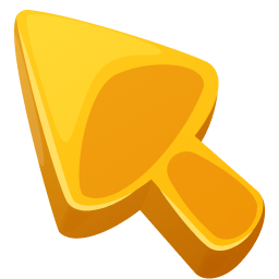 Simple Yellow Classic Cursor Default