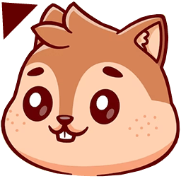 Squirrel Cute Animal Cursor Default