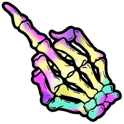 Skeleton Rainbow Fuck GTA Cursor Default