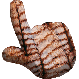 Feather Animal Skin Texture Cursor Pointer