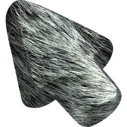 Wolf Animal Skin Texture Cursor Default