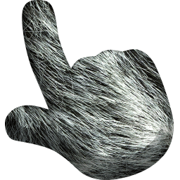 Wolf Animal Skin Texture Cursor Pointer
