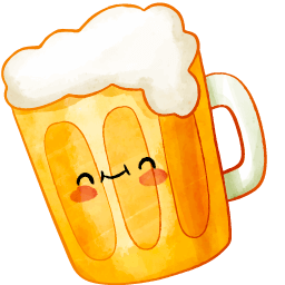 Beer Kawaii Food And Drinks Cursor Default