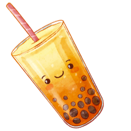 Bubble Tea Kawaii Food And Drinks Cursor Default