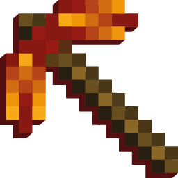 Red Diamond Pickaxe Minecraft Cursor Default