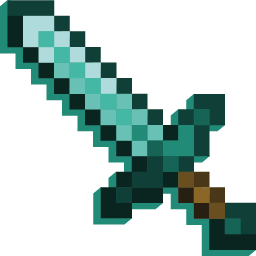 Steve With The Diamond Sword Minecraft Cursor Default