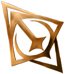 Bronze Curly Arrow Fantasy Cursor Default