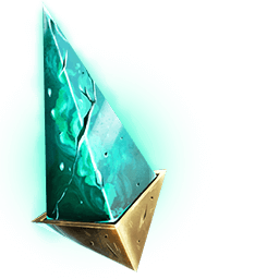 Green Crystal Fantasy Cursor Pointer