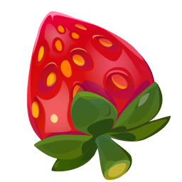 Strawberry Eats And Drinks Cursor Default