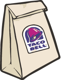 Tako Bell Eats And Drinks Cursor Default