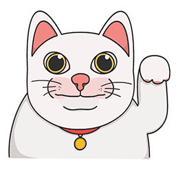 Koban coin Maneki-neko lucky cat Pointer