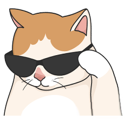 cat with glasses Pointer