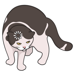 loading cat cute angry Pointer