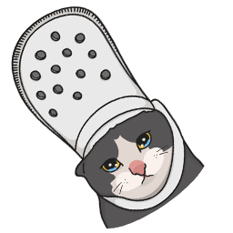sad cat in crocs Pointer