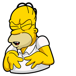 Homer Simpson Doh Douh Pointer