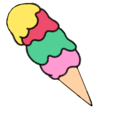 Stitch and icecream Default