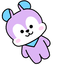 bts bt21 mang without mask Pointer