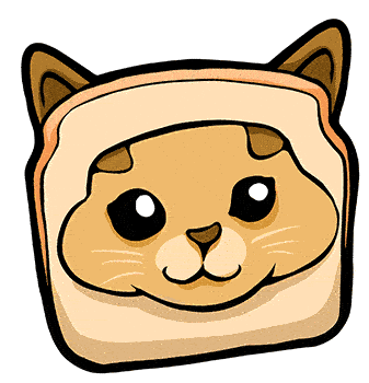 bread cat animation