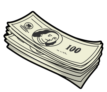 cash stack animation